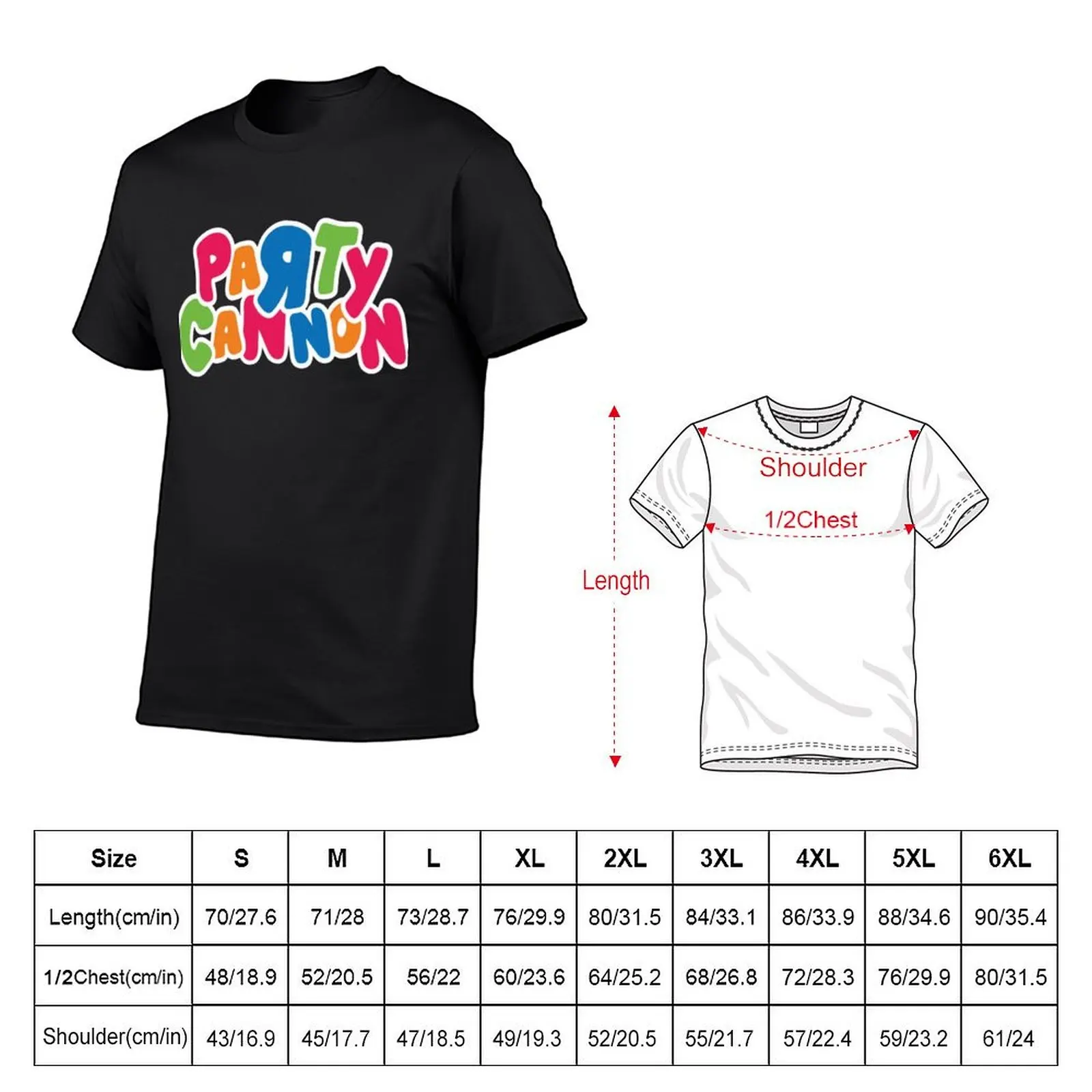 PARTY CANNON T-Shirt customs design your own shirts graphic tees vintage mens graphic t-shirts big and tall