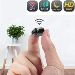 Mini caméra HD 1080P sans fil, WiFi, surveillance interne de la voiture, sécurité, vision nocturne, caméscope, caméra IP, enregistreur vidéo