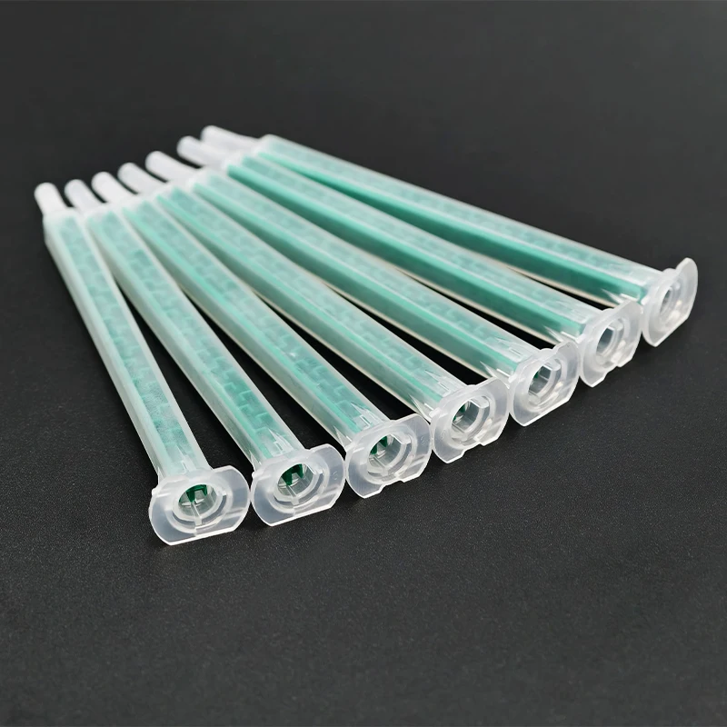 

Mixing Tube 100pcs, Mixing Nozzles Static Mixer Epoxy Resin Glue Syringe Accessories for AB Glue Gun Two Component Liquid Mixer