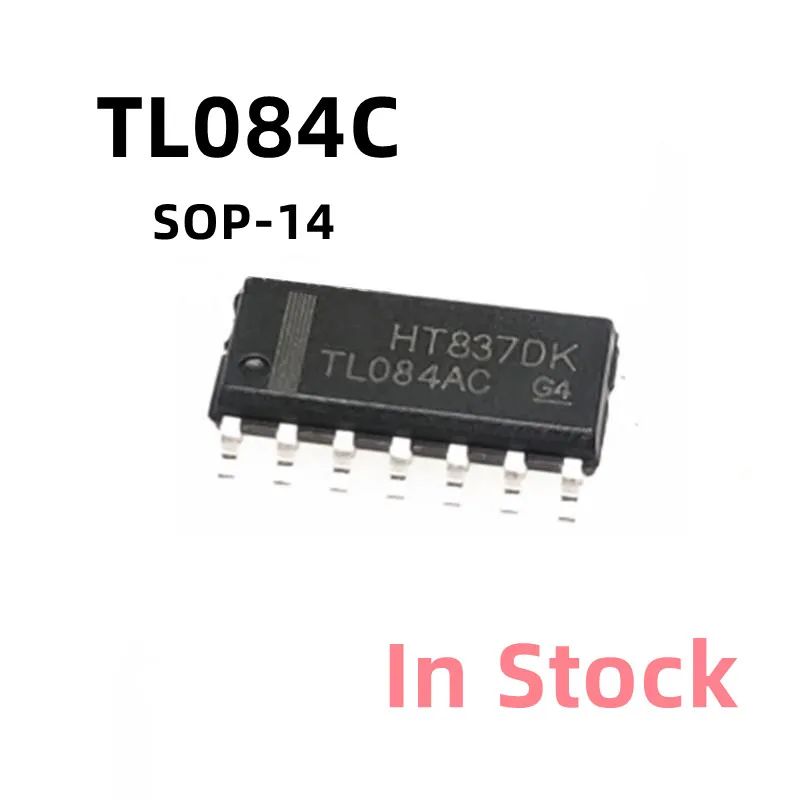 10PCS/LOT TL084C TL084 TL084I  TL084ACDR TL084AC SOP-14 operational amplifierC In Stock