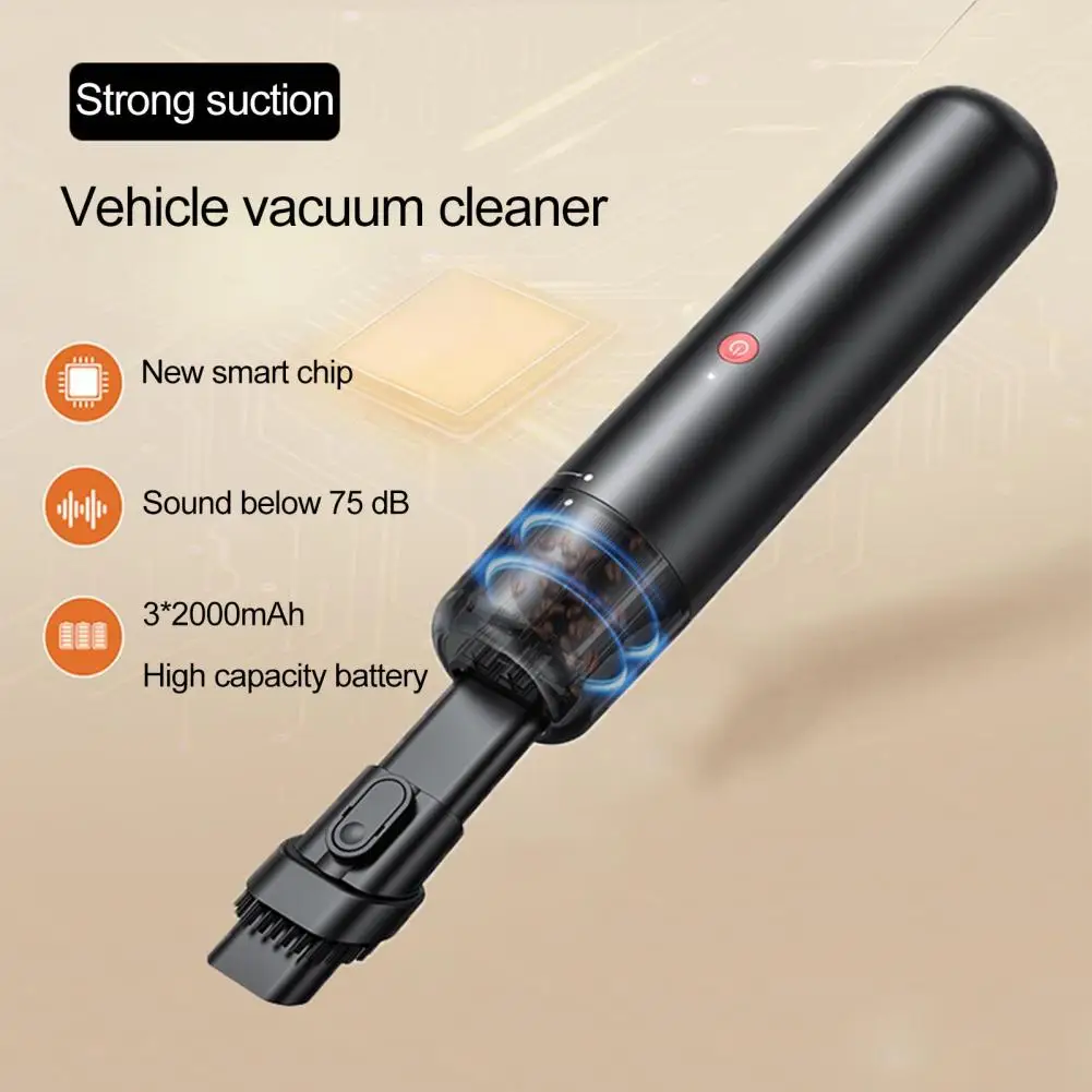 1 Set Car Vacuum Cleaner Super Suction Power Active Noise Reduction Silent Maglev Motor 12V Home Car Dust Collector