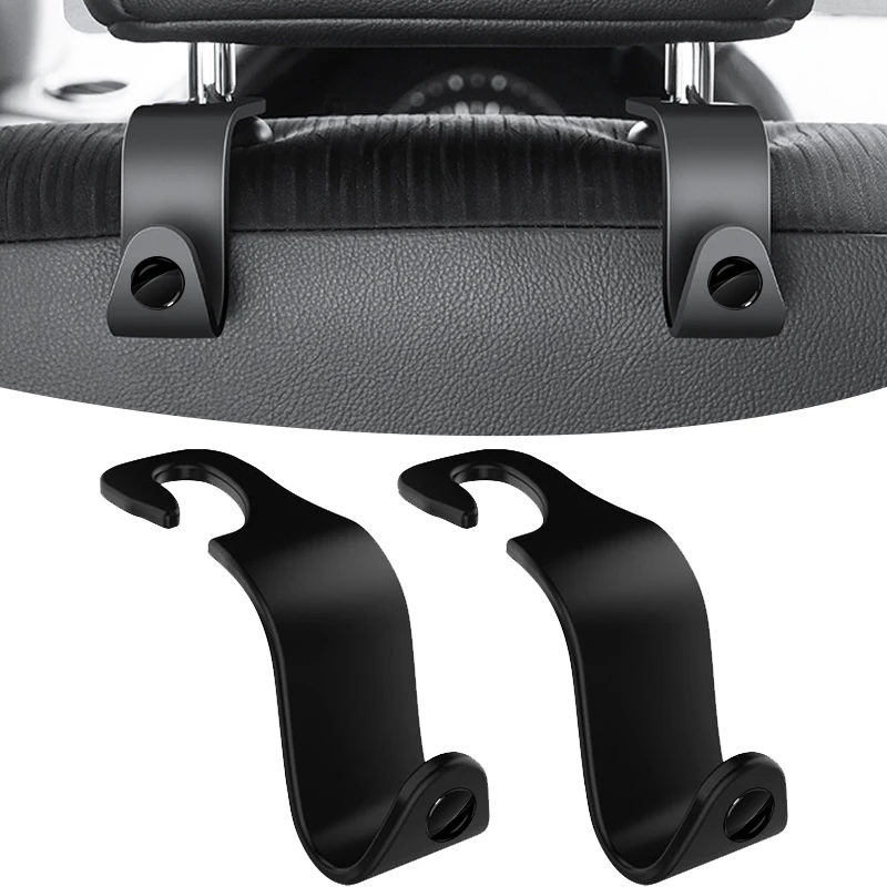 Car Seat Headrest Hook Car Interior Back Seat Organizer Hanger For Seat ibiza 6j 6l fr Ateca Altea xl leon 2 Leon Alhambra Goods