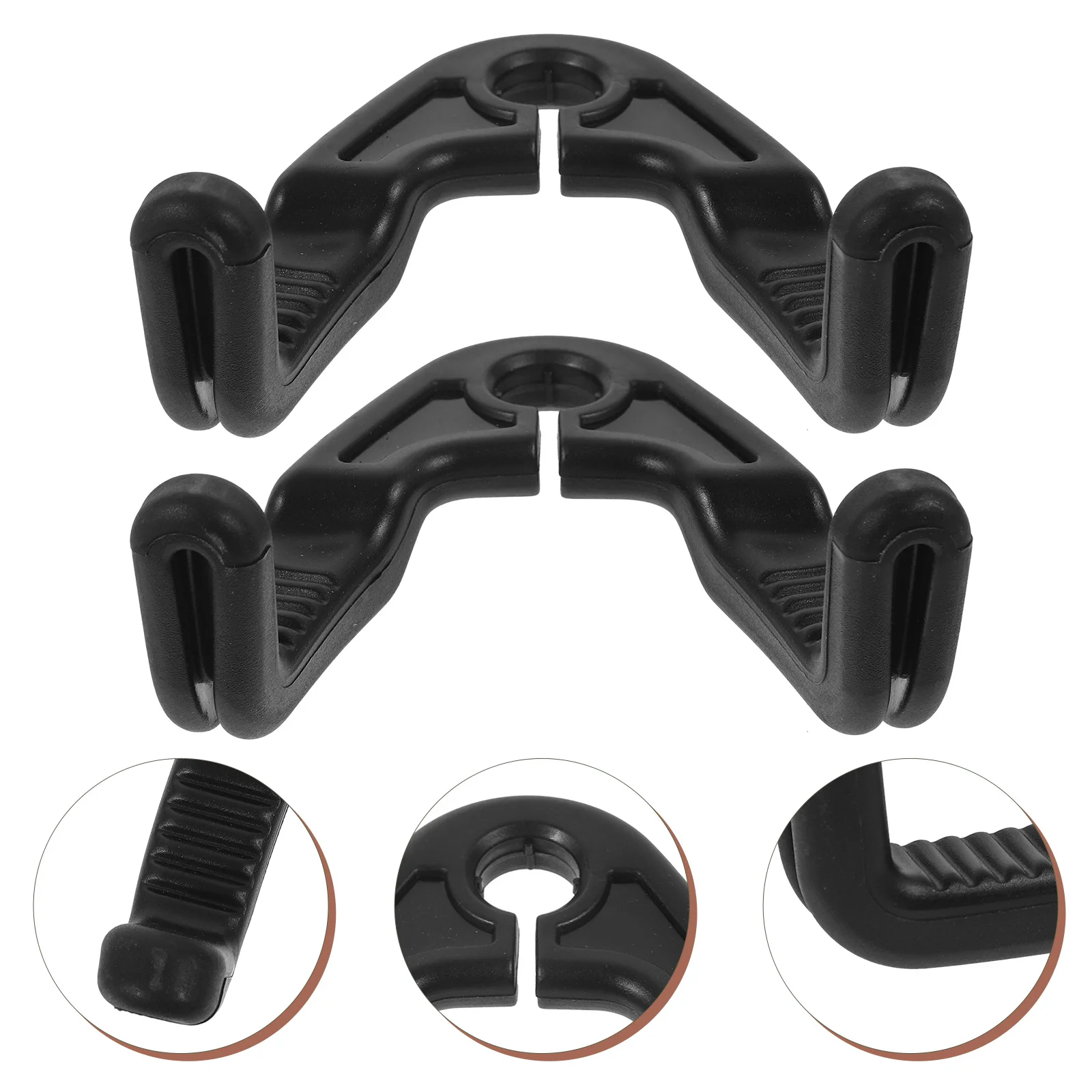 

1 Pair Back Headrest Hanger Seatback Hanging Hook 8Kg Heavy Duty Car Storage Hook Purse Holder For Back Seat Car Accessories
