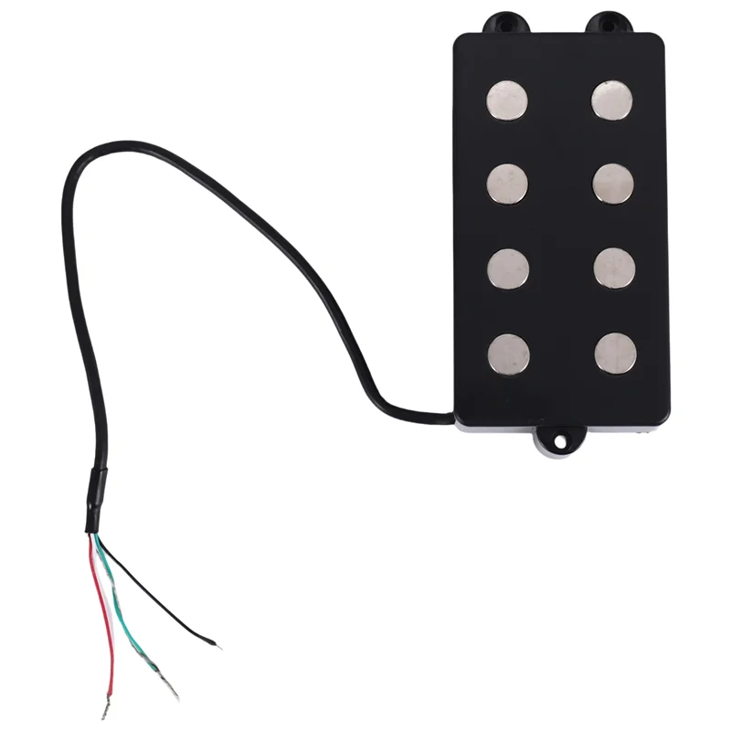 

B72A Noiseless Good Balance 4 String Bass Humbucker Double Coil Pickup Black For Bass Guitar