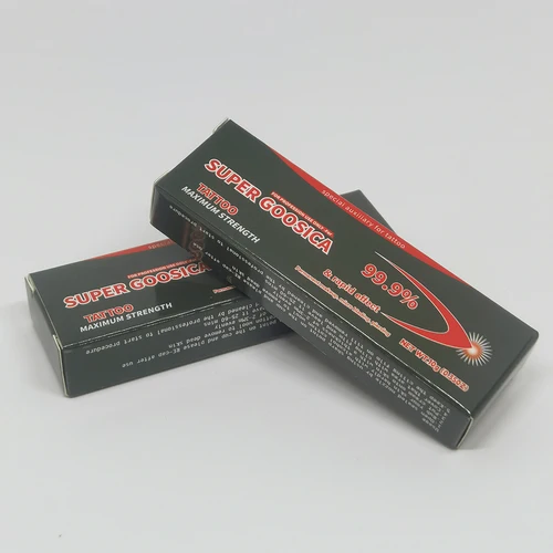 El más nuevo 99.9% crema de tatuaje Super Goosica antes de la cirugía maquillaje semipermanente Microblading delineador de labios y cejas belleza cuerpo 10g