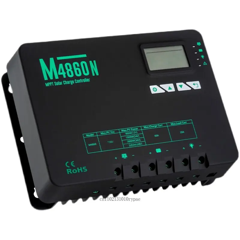 Intelligent Charging Solar Controller 12V 24V 48V RV Gel Lithium Battery 40A RV Charger