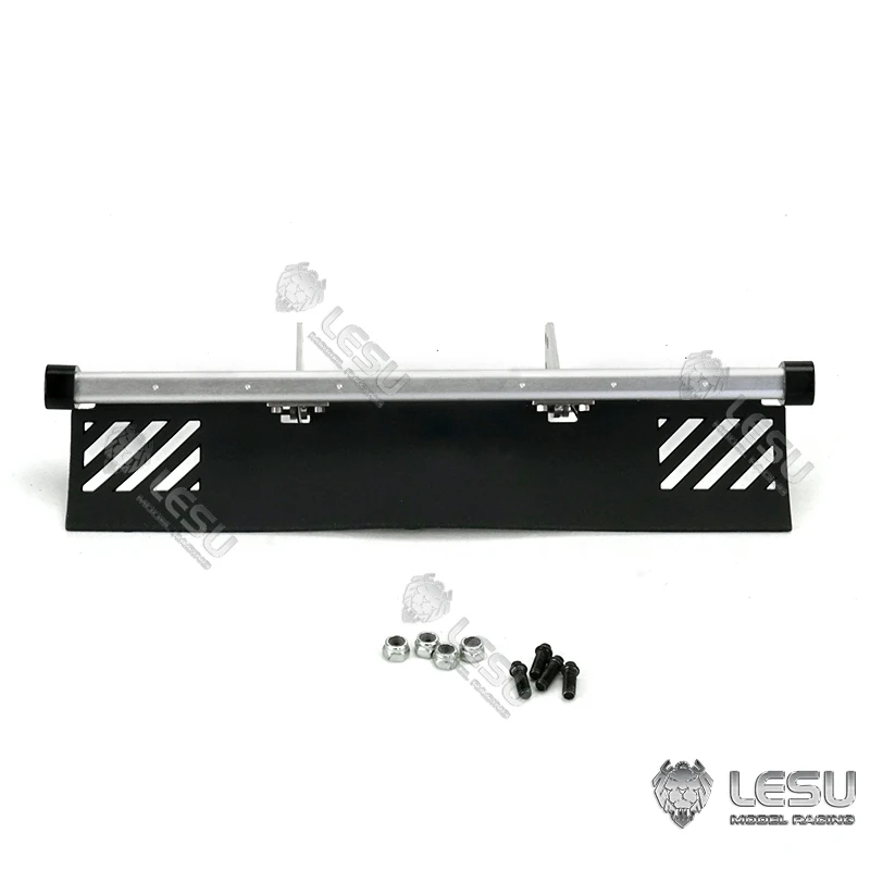 LESU1/14 Simulation truck H-1304 rear bumper with wide light F16 flatbed model LESU