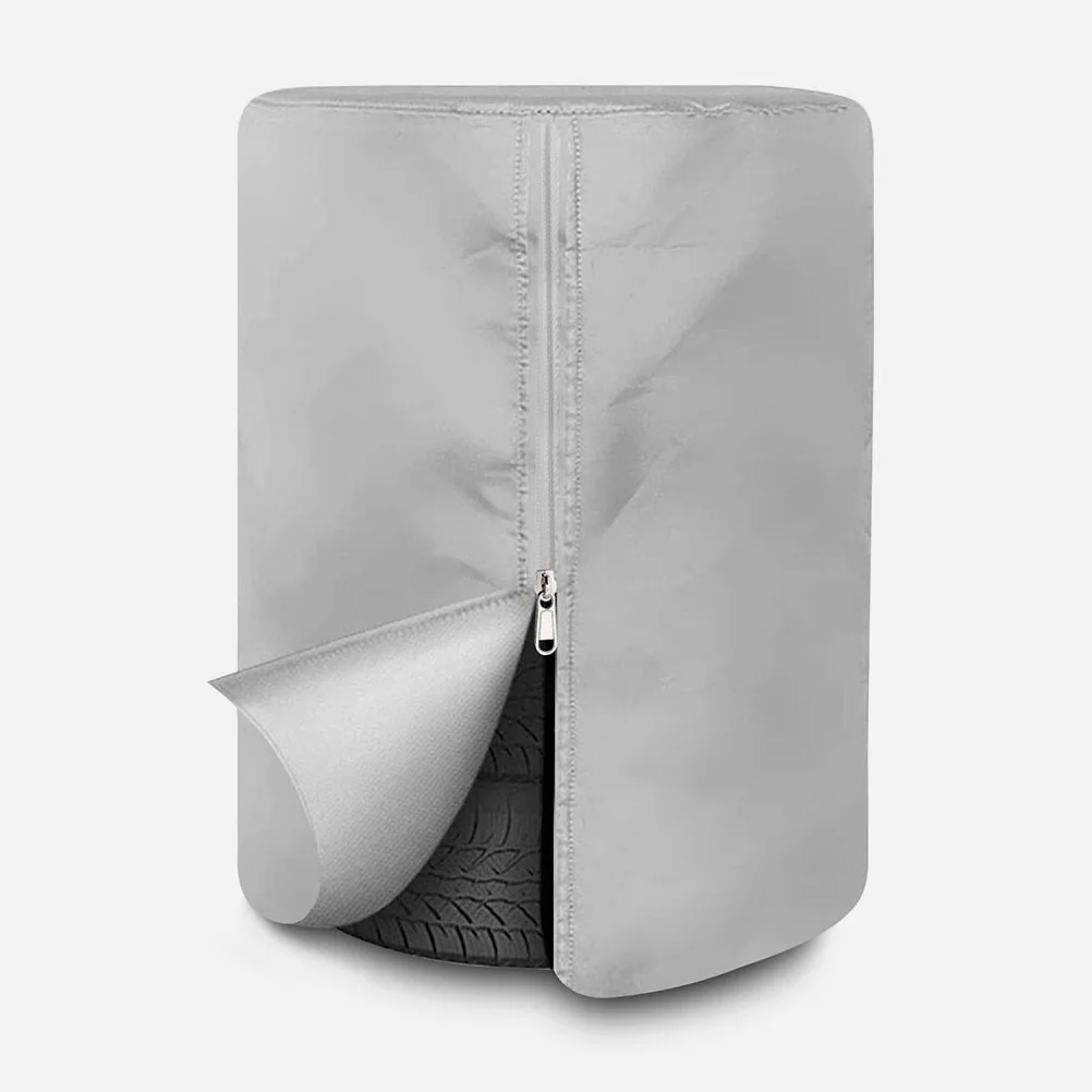 

Tire Cover for Trailer Rv Tires Vertical Position Space Saving Oxford Cloth Material Tire Storage Rv Wheel Covers