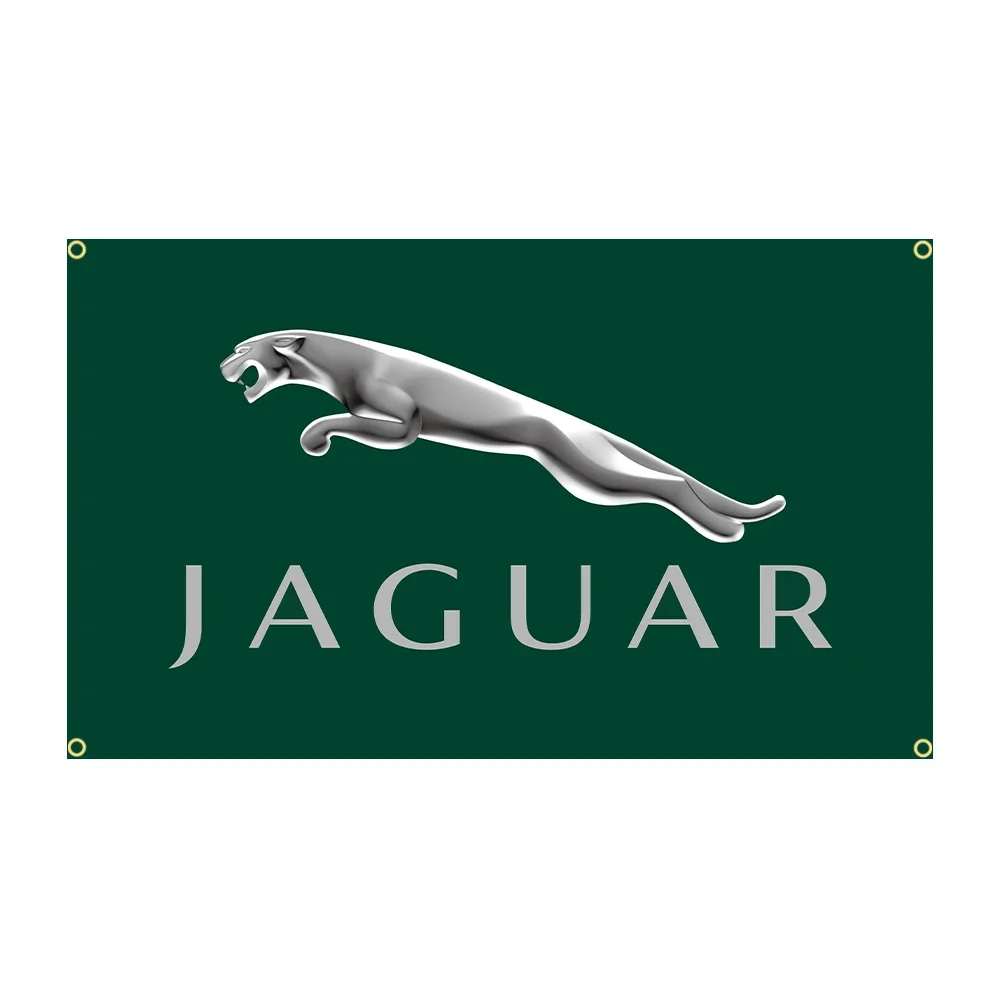 FLAGDOM 90 x150cm JAGUARs Car Racing Decor Flag 3x5 Ft Banner Indoor Outdoor Decoration