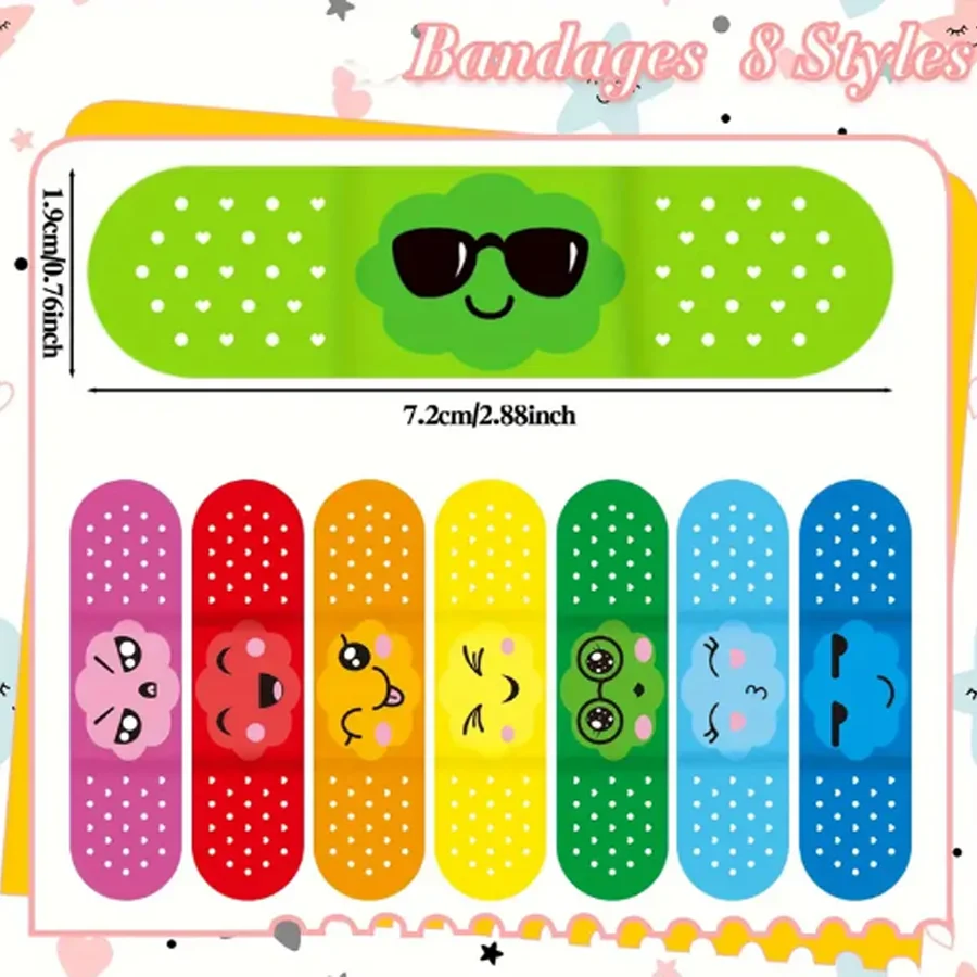 16/40pcs  Cartoon  Band  for Kids Adults Wound Dressing Plasters  for First  Strips Patch Waterproof Adhesive Bandages