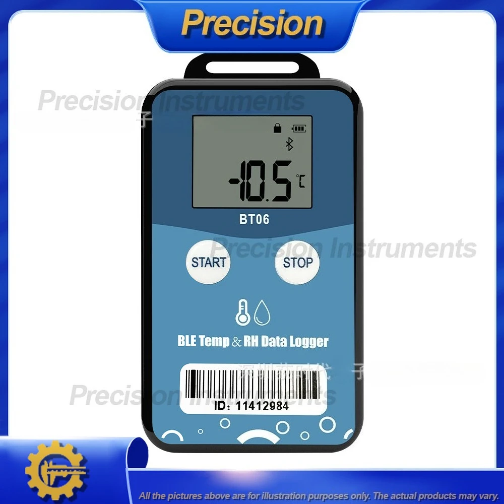 2026 Digital Temperature and Humidity Data Logger for Cold Chain Monitoring with High Precision Sensor for Food Medicine