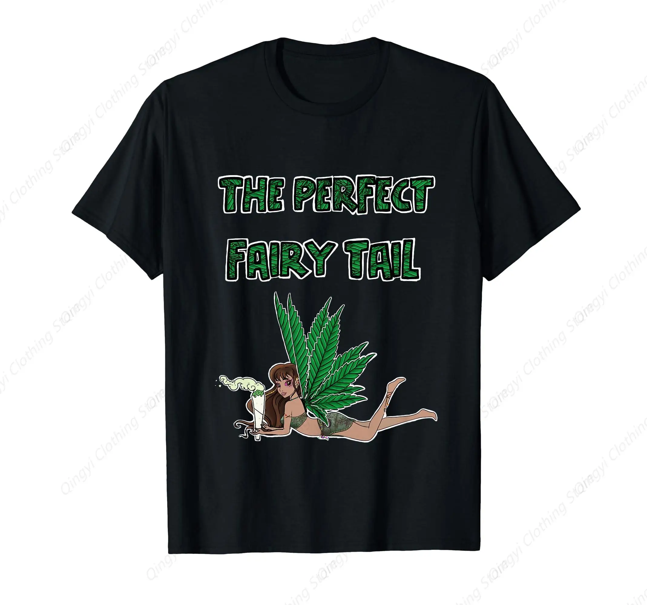 

Funny 420 Marijuana Loving Cute Weed Fairy Cannabis Fan T-Shirt
