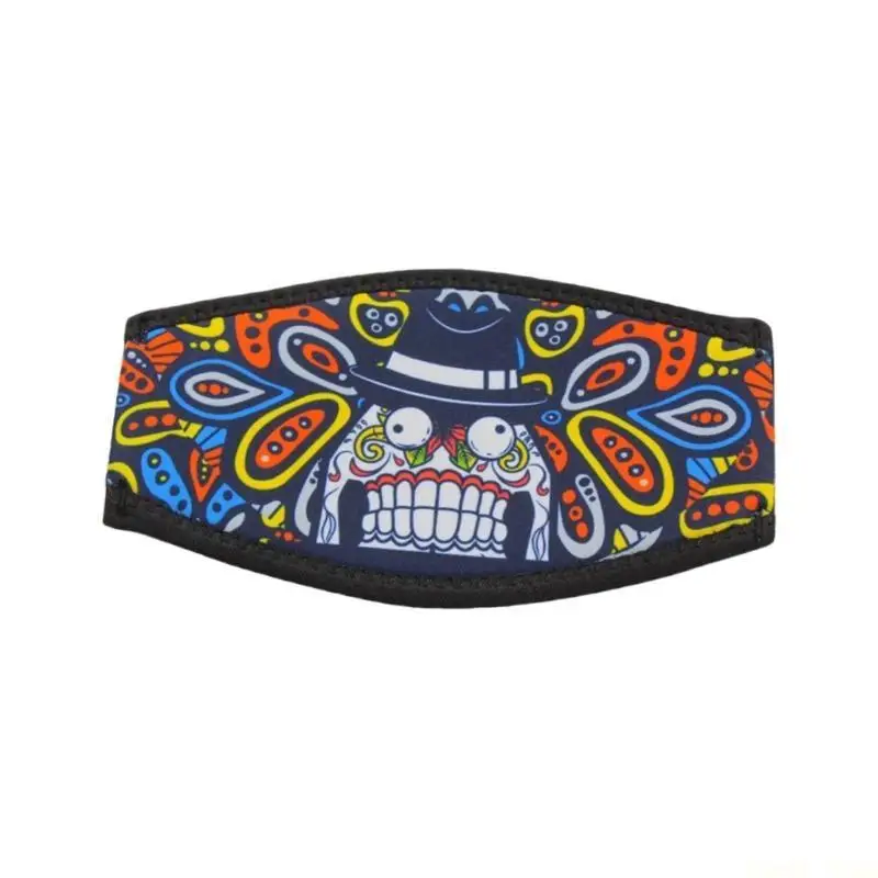 U2JB Diving Mask Slap Straps Cover NonSlip Hair Protector Wrap Neoprene Mask Straps Cover Dives and Snorkels Mask Straps