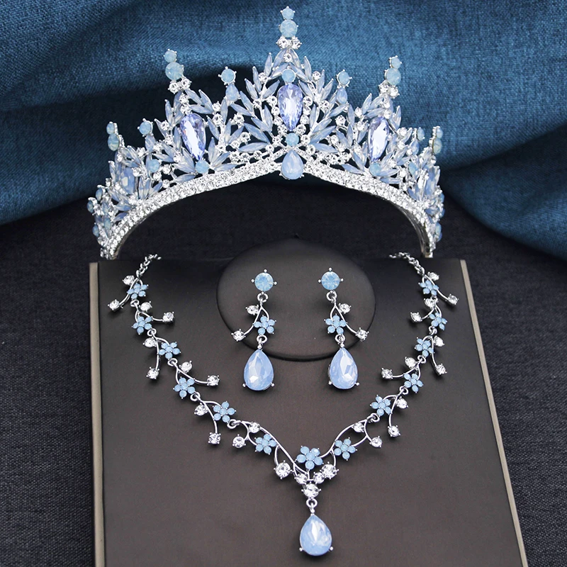 Teal Dress Jewelry: The Perfect Bridal Accessory Set for a Timeless Wedding  Look