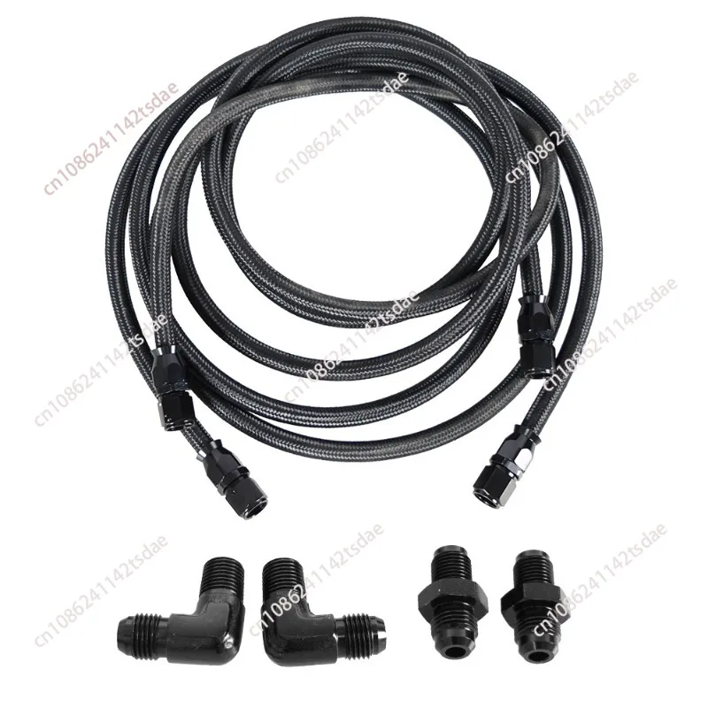 Auto modification parts PTFE transmission cooler hose connector set