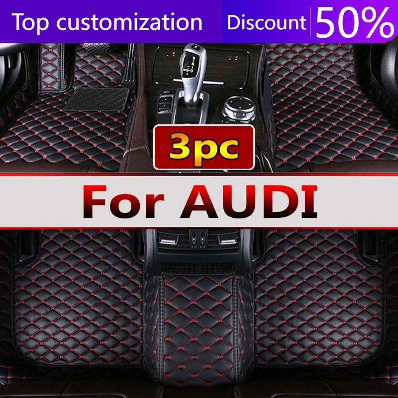 Car Floor Mat For A1(2door) A1(4door) A1A3 A3 Hatch A3 Sedan A3 Sport A4 A4 Avant A4 Conver A5 Sport A5(2door)  Car Accessories