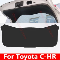 For Toyota C-HR CHR 2017-2024 Car Rear Trunk Tailgate Protection Pad Trunk PU Leather Pad Sticker Cover Decoration Accessories
