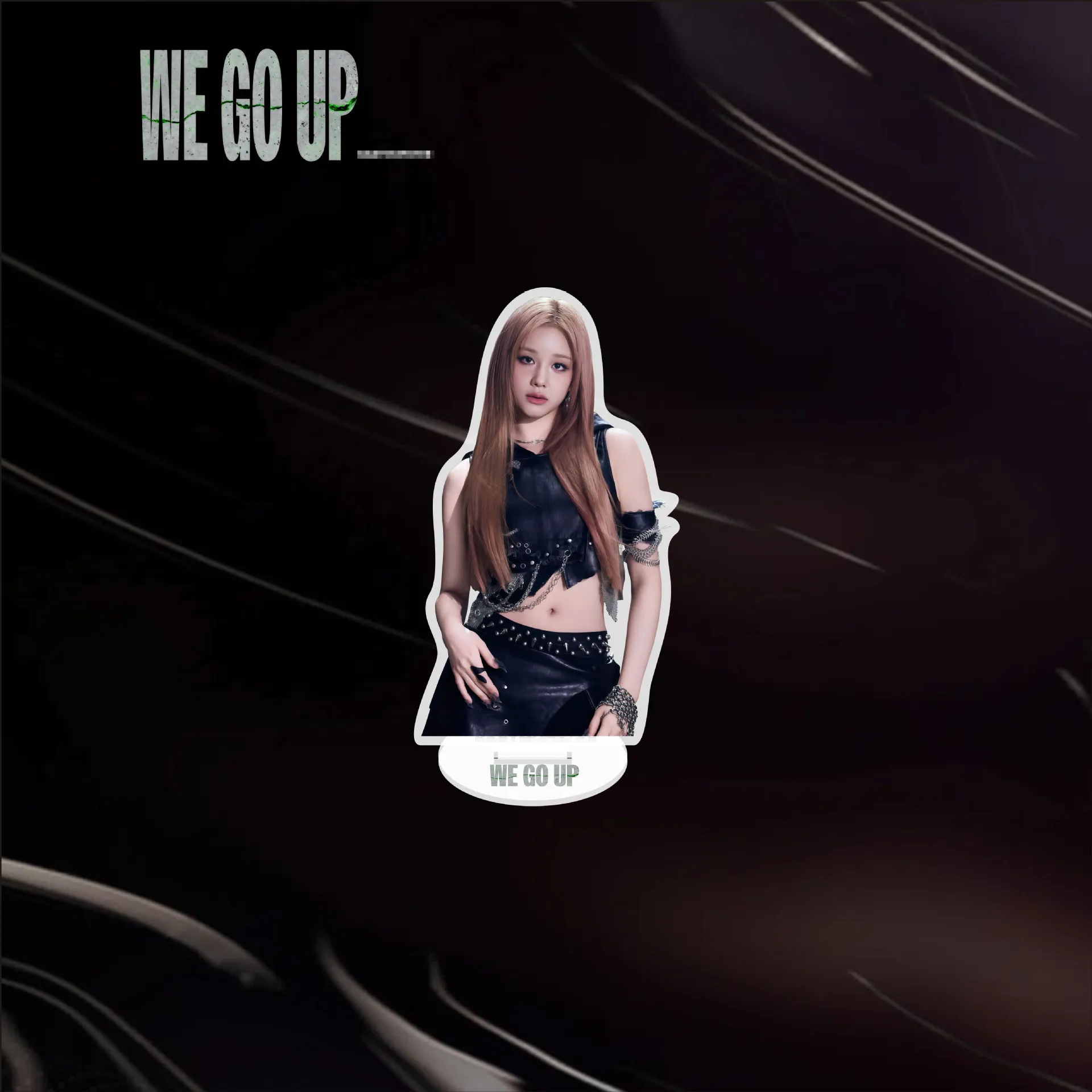 KPOP مجموعة الفتيات الكورية BN الكنز الوحش الاكريليك الوقوف ألبوم جديد نحن نذهب على الوجهين حلية الإنسان الطرفية