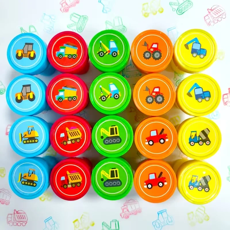 22 Pcs Monster Truck Party Stamp Seal Truck And Car Classroom Rewards Birthday Party Gift For Boys Girls Monster Fans Christmas view 4
