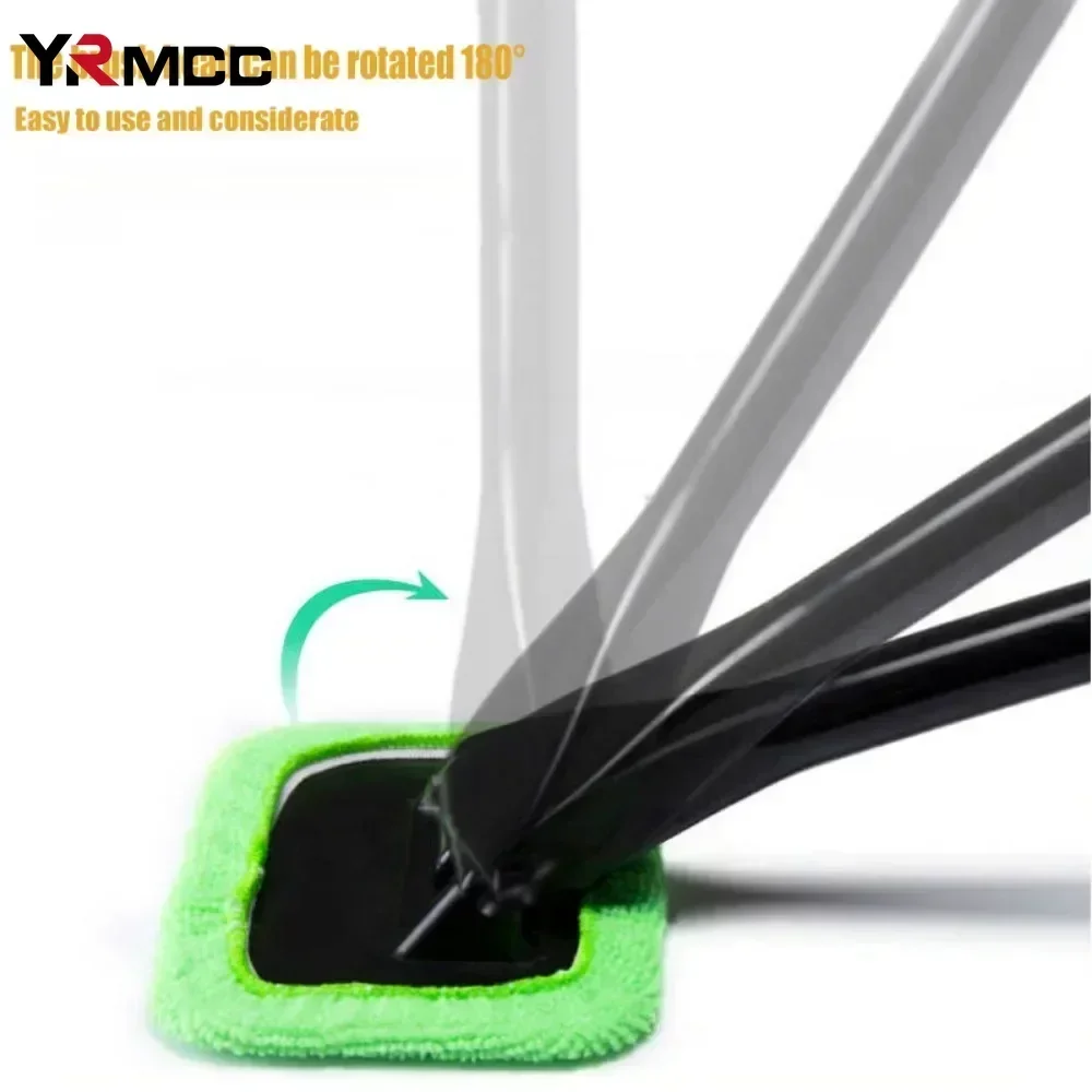 Cars Window Cleaning Brush Kit Windshield Wiper Long Handle Brushes Handy Car Wash Tools Glass Cleaner Cloth for Car Accessories