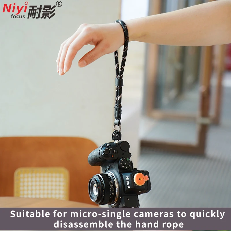 Handmade Digital Camera Strap Wrist Hand Grip Braided Wristband Belt  Canon Fujifilm X-T20 X-T1 Sony A7M4 Panasonic Leica Nikon