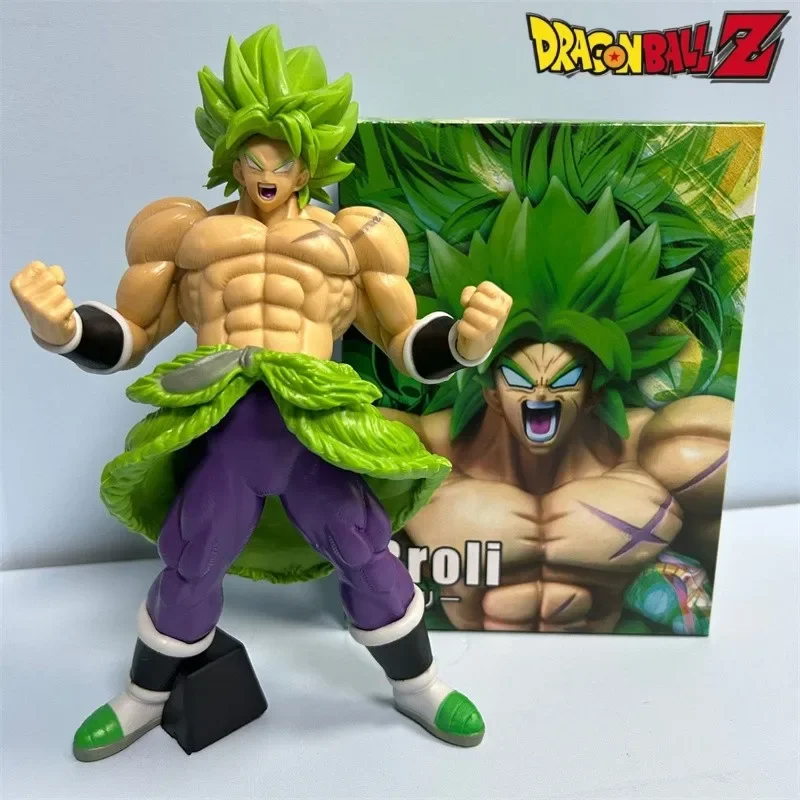 Dragon Ball Anime 23cm Angry Broli Action Figure Cartoon Pvc Model Statue Decoration Children's Toy Ornament Dolls Gifts