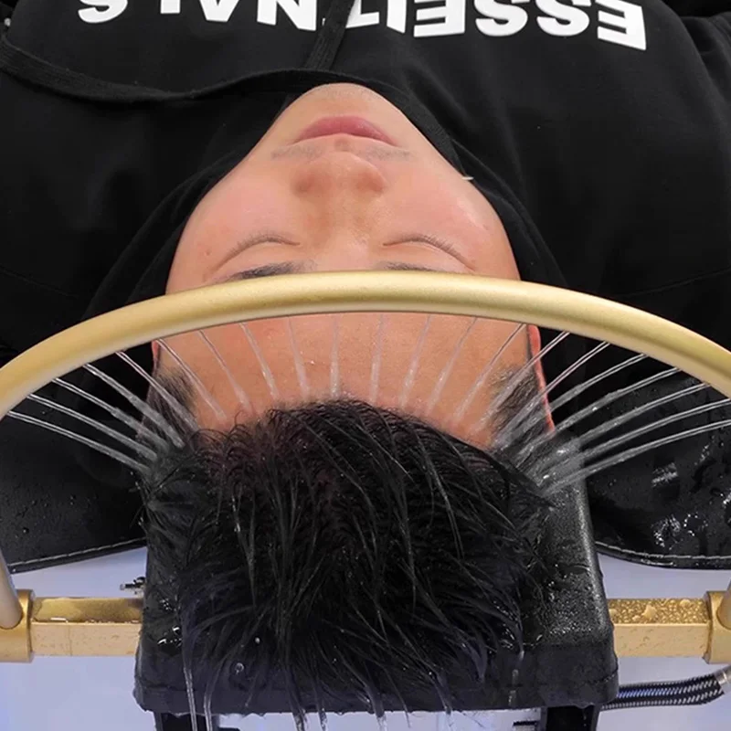Stylist Hairdressing Head Spa Chairs Water Therapy Chair Washbasin Bed Salon Shampoo Washing Equipment Nail Spa Chaise Coiffure image 6