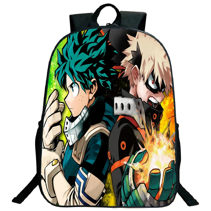 

Izuku Bakugou My Hero Academia Backpack Children Anime Backbag Boys Girls Rucksack Boku No Hero Academia Backpack Laptop Mochila