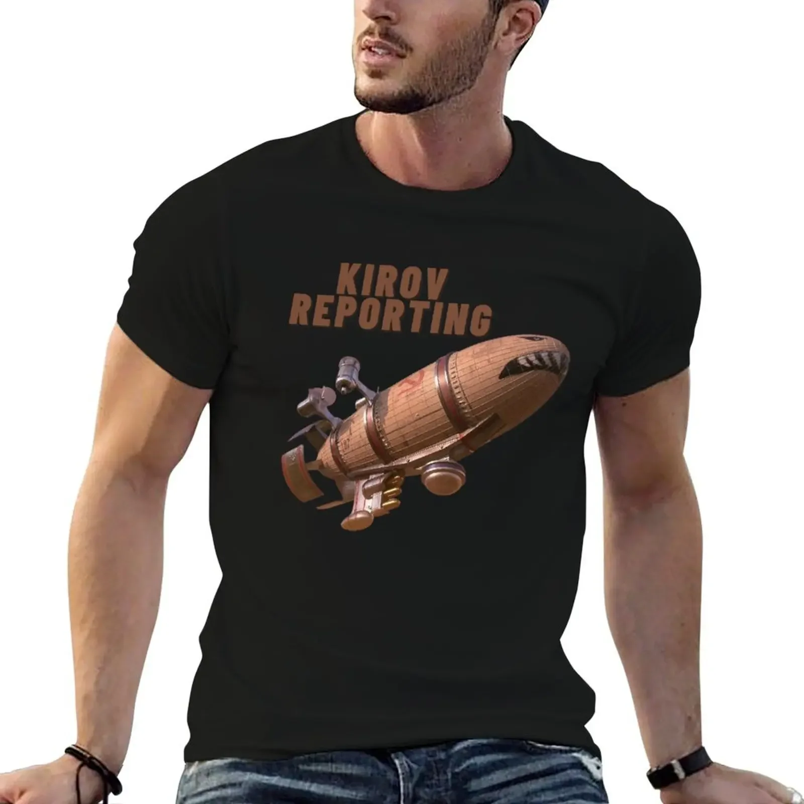 Kirov Reporting T-Shirt graphics sweat street wear plain t shirts men