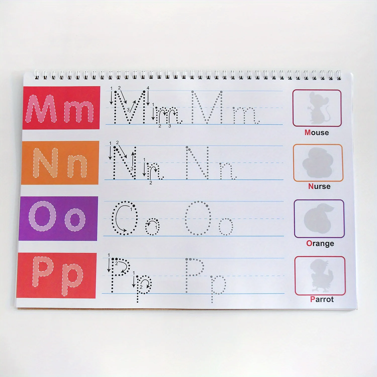 Alphabet Activity Workbook, Tracing and Match Game for Early Childhood Education Materials, Kindergarten Classroom Supplies