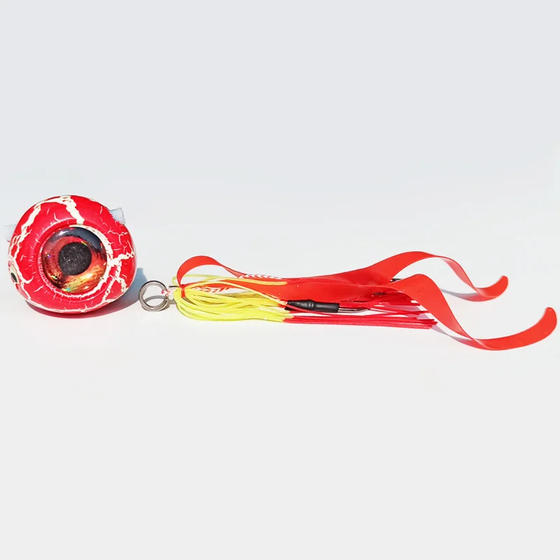 250g/150g/120g/100g/80g/60g/40g Glow Lumious Kabura Pesca Slider Snapper/Sea bream Jig head with skirt jigging lure sea jig boat