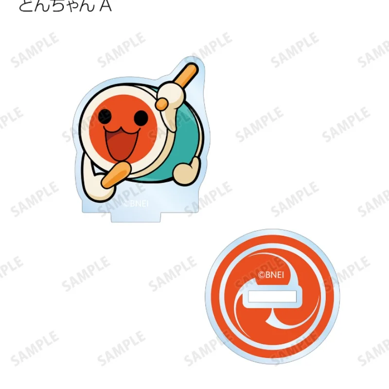 Game Taiko No Tatsujin Don-chan Acrylic Figure Stand Model Plate Keychains Desktop Ornament Gifts For Friends