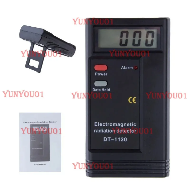 Use DT-1130 Electromagnetic Field Radiation Detector Tester Battery Type Handheld Portable Counter Emission Dosimeter Warn Meter