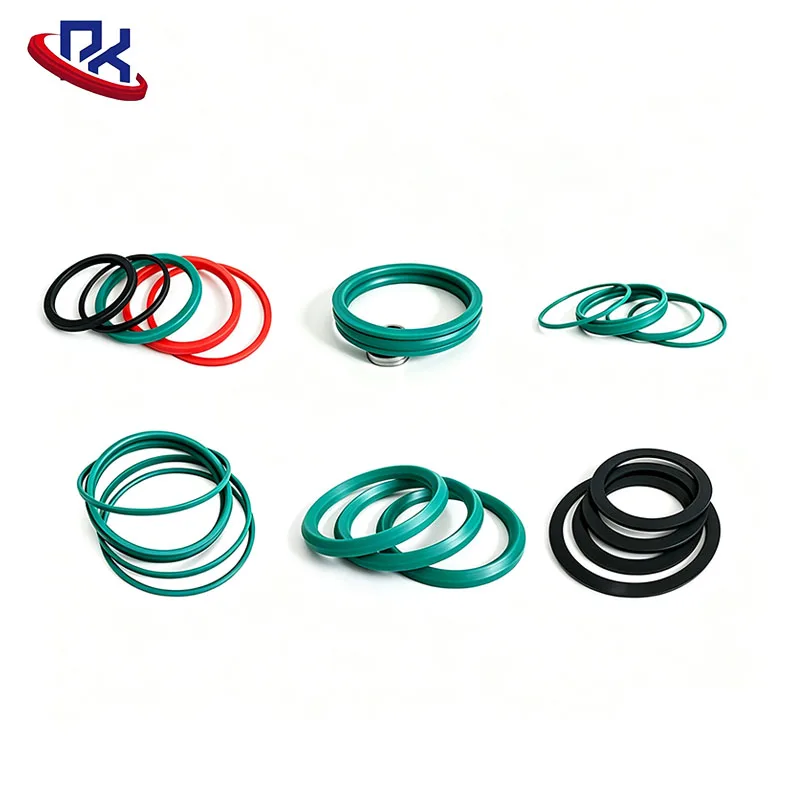 High-Temperature Water Seal Sealing Ring PU+PTFE+FK Material Numerically Controlled Lathe Processed for Enhanced Durability