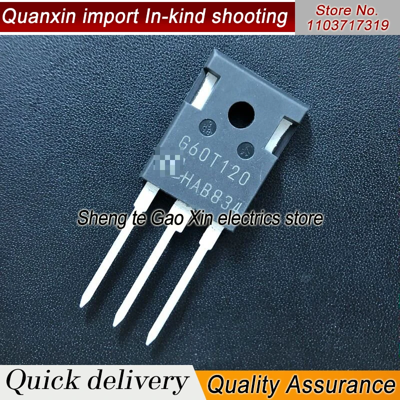 5PCS-10PCS  G60T120 IGW60N120T   IGBT TO-247 60A/1200V Price Superiority-Quality guarantee