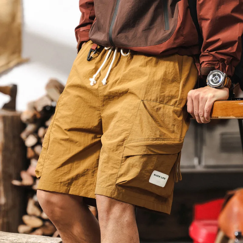 American outdoor functional men's summer versatile loose tactical hunting gear quick drying multi pocket workwear shorts