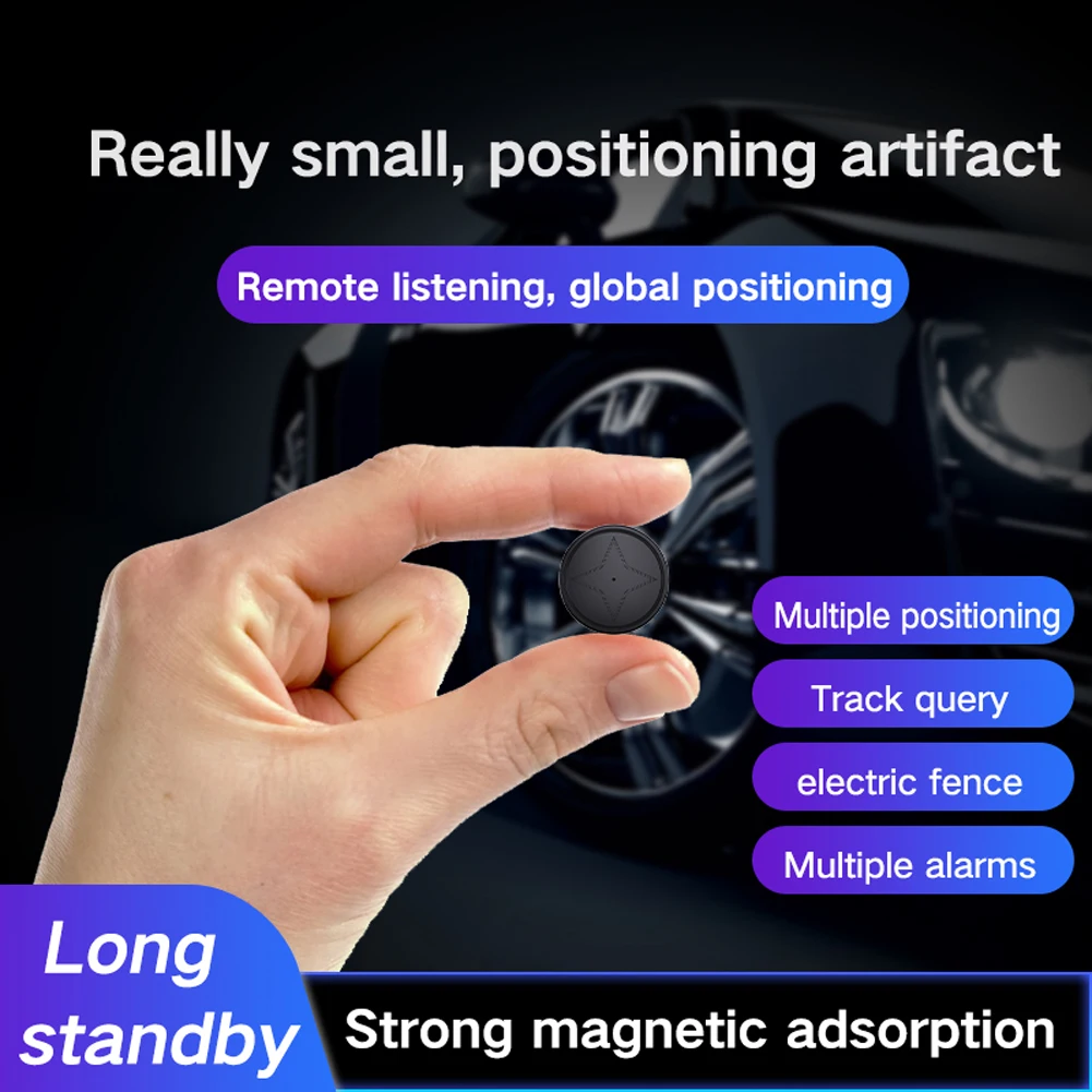 Car Tracking Device Sensitive Children Anti-lost Device Strong Magnetic Portable Positioner Mini GPS Positioner for Old Men Pets