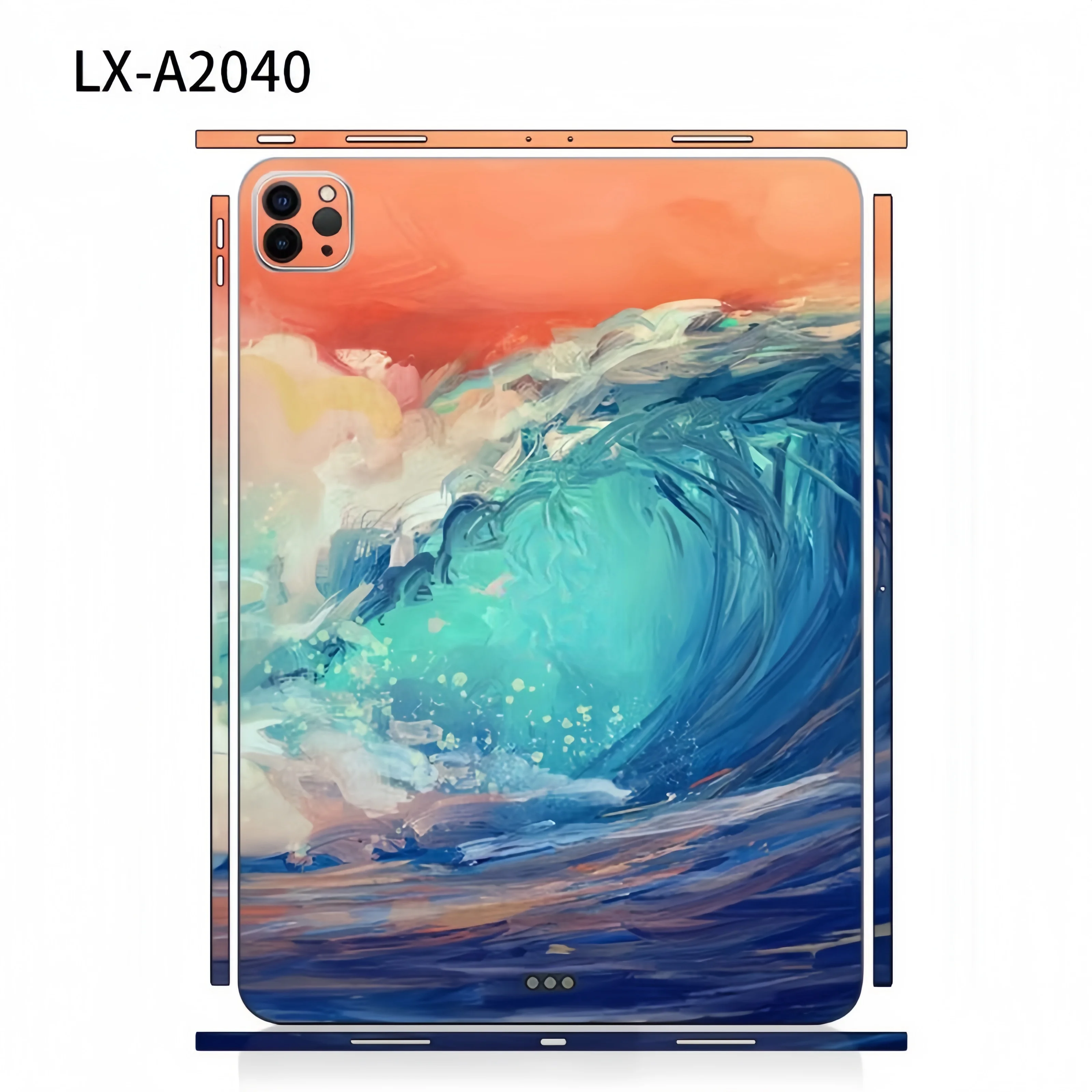 Dla iPad Skins Cover Naklejka Folia ochronna Pro 11 12.9 2022 2021 2020 Air 4 5 Naklejki na tablet Naklejki chroniące przed zarysowaniami — zdjęcie produktu 4