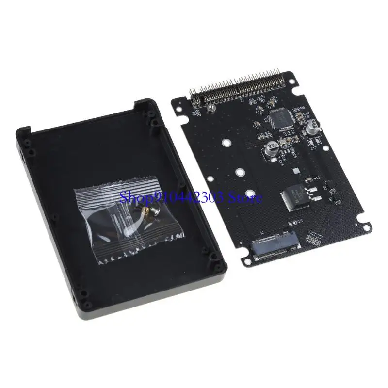 44-poliger B+M-Schlüssel NGFF M.2 SSD auf 2,5-Zoll-IDE-Konverter M.2 IDE-Adapter, unterstützt 2230 2242 2260 2280 M.2 auf IDE-Gehäuse – Detail 9