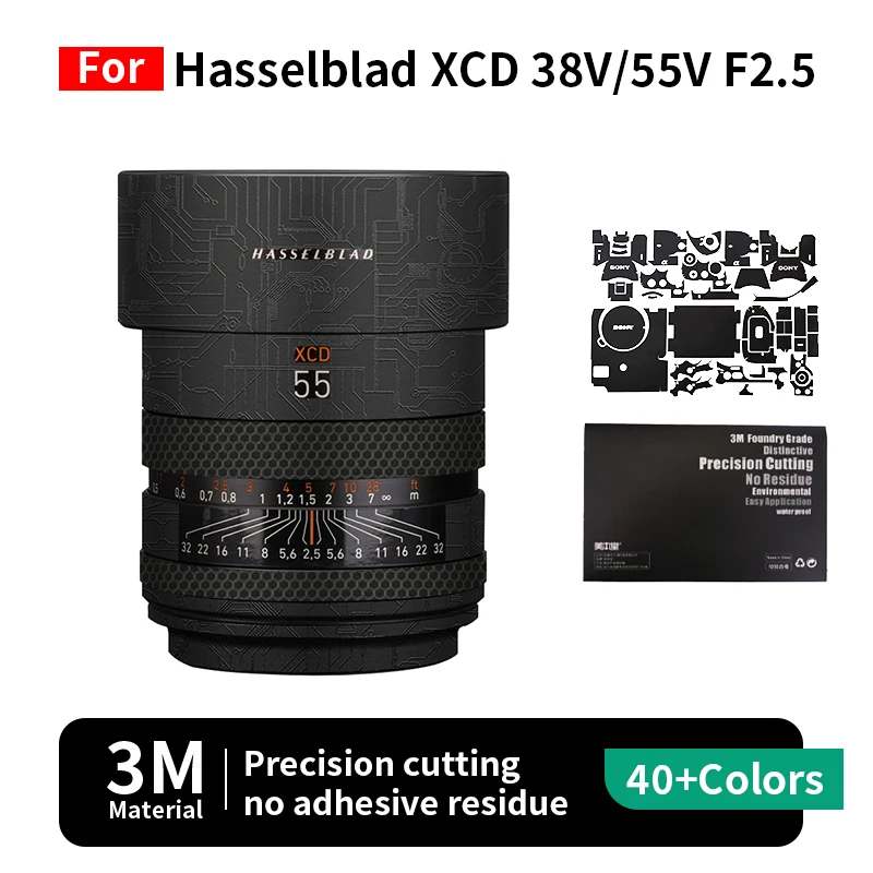 

Mebont для Hasselblad 38/55 В кожи Hasselblad 38/55 В F2,5 наклейка на объектив камеры защитная пленка полная защита без остатков