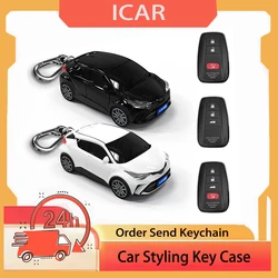Car Styling for TOYOTA Ch R Chr Models for Corolla Hatchback Land Cruiser Camry 2 3 Button Smart Key Case Cover Fob Accessories
