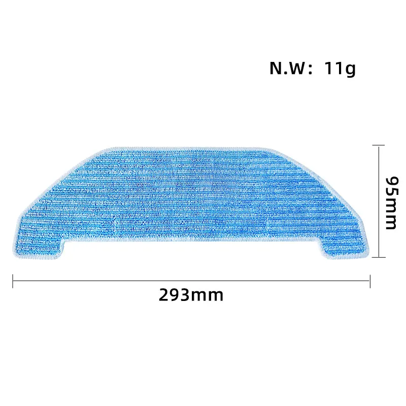 Juego de fregonas con filtro HEPA, cepillo lateral de rodillo para Neabot Q11, accesorios de aspiradora Robot, piezas de repuesto