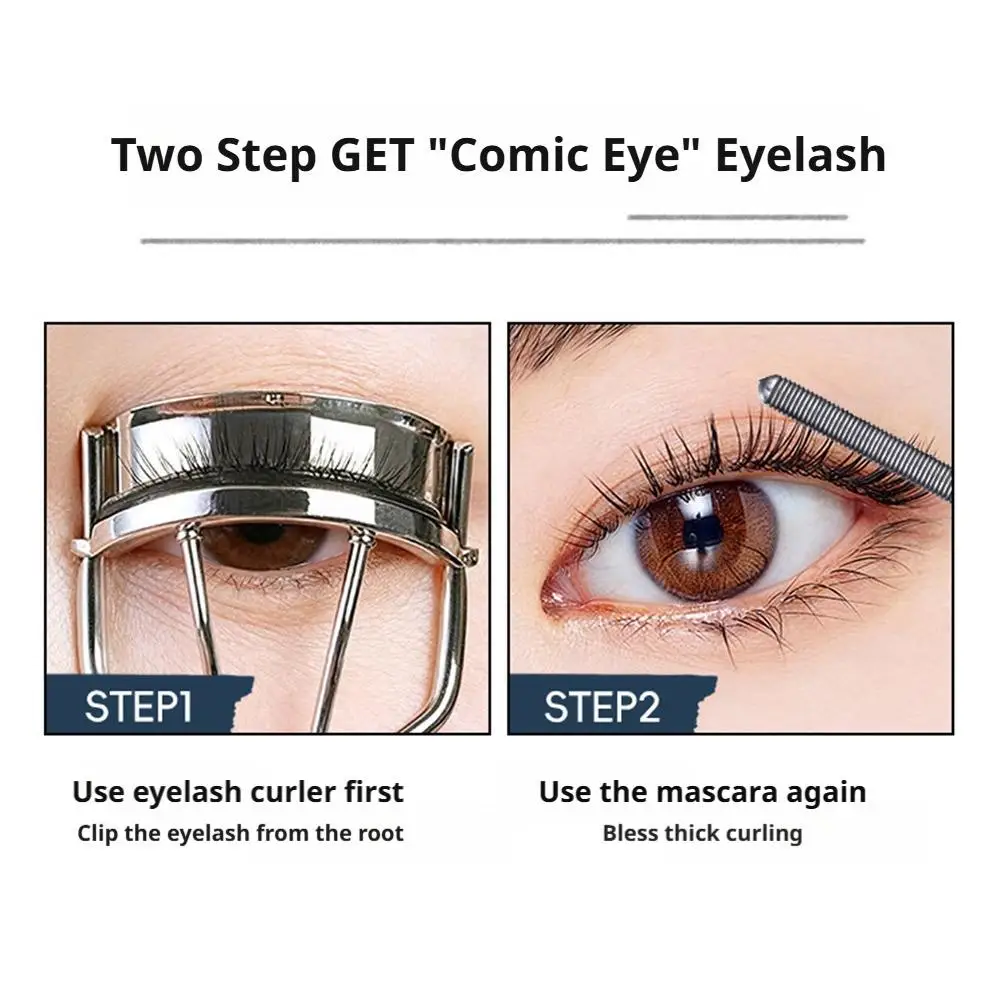 Mascara AOJN Slender&Dense Mascara con pennello a spirale ispessente e arricciatura naturale a lunga durata a prova di sbavature