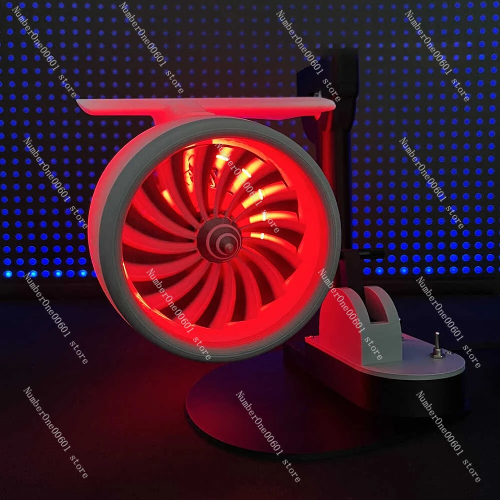 Aviation Turbofan Modeling Fan Spray Humidifier Can Light Creative Decorations