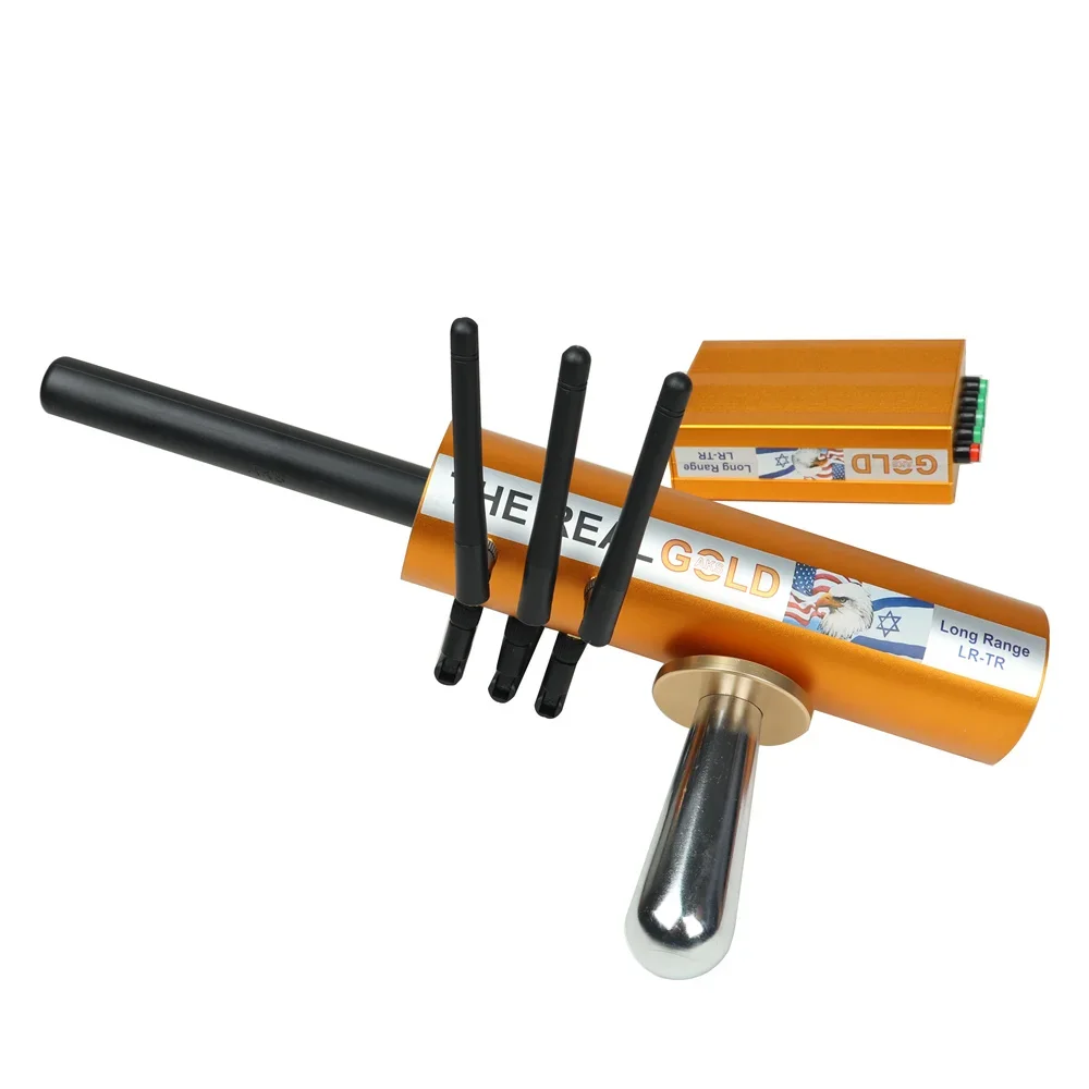 Real aks poderoso 6 attena subterrânea gem detector de diamante longo alcance ouro prata cobre busca buscador caçador tesouro varredura