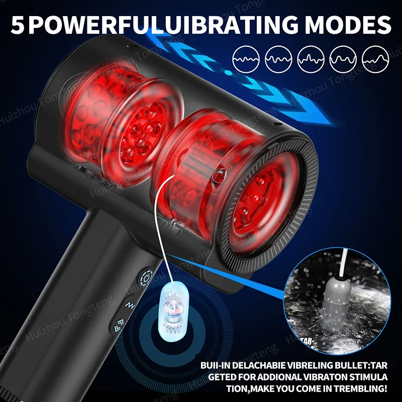 Automatic Male Masturbators Cup Thrusting Rotating Vibrating Quiet Hands Free Pocket Pussy Stroker 3D Sex Toys for Me - Image 5
