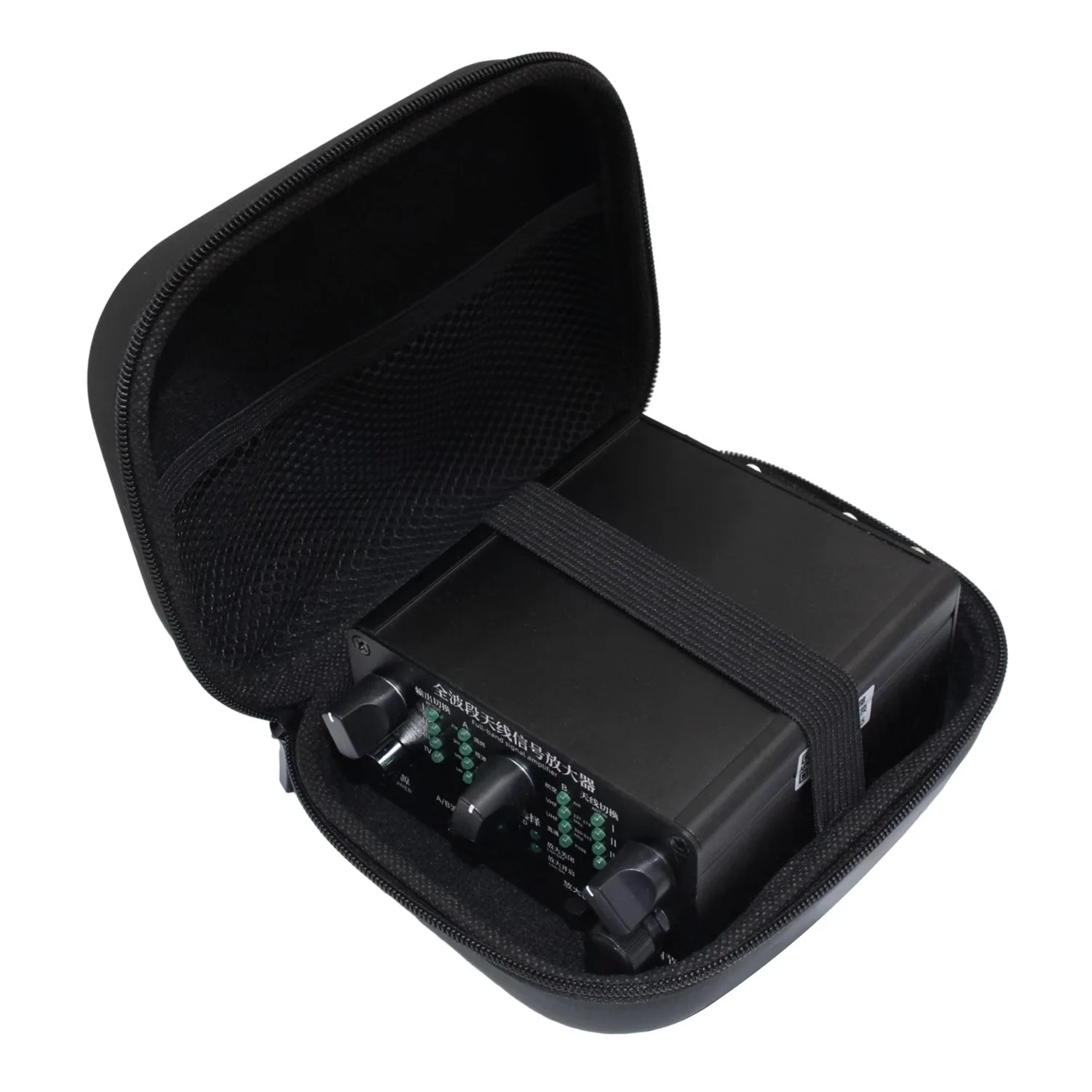 Full Band Antenna Signal Amplifier 4 Channel 30kHz-650MHZ Low Noise Adjustable Gain Amplifier