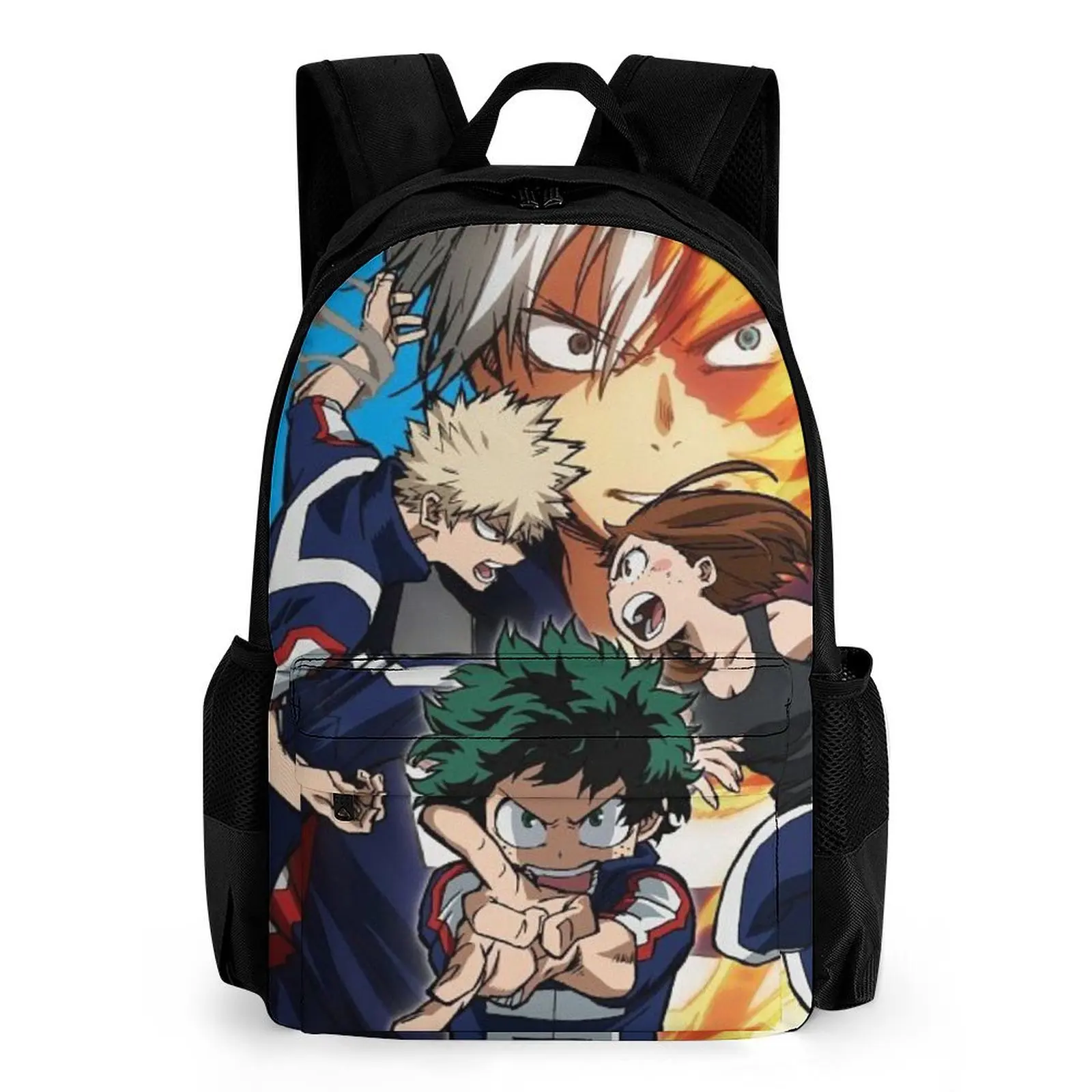 3d Printed Backpack Customized Schoolbag Japanese Anime Hero Academy Academic 17-Inch  High Quality Durable Backpack