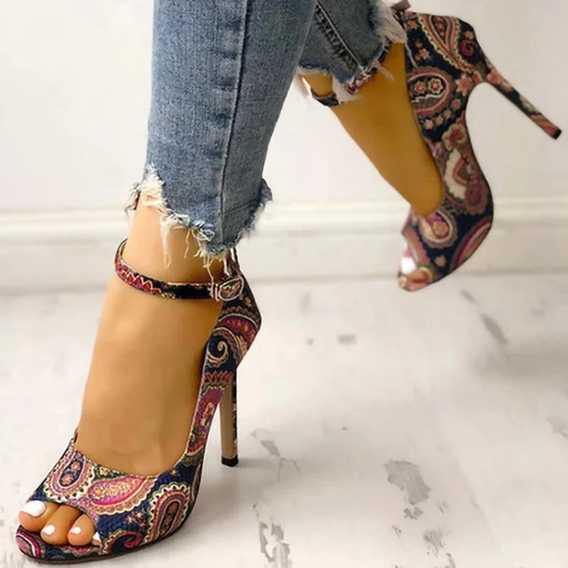 New Shoes Woman High Heels Pumps Sandals Fashion Summer Sexy Ladies Increased Stiletto Super Peep Toe Shoes