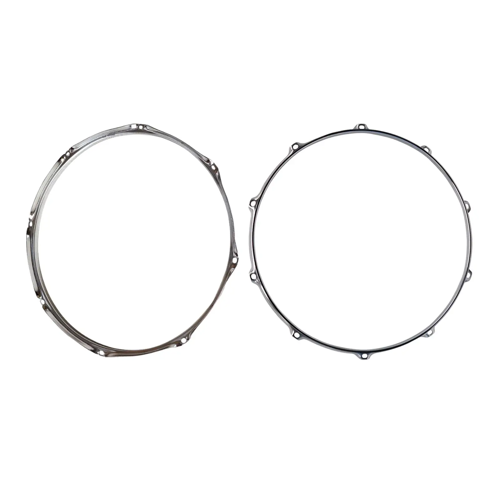 Portable Drum Hoop 14 Inch 8 Lugs Batter Hoop for Home Accessory